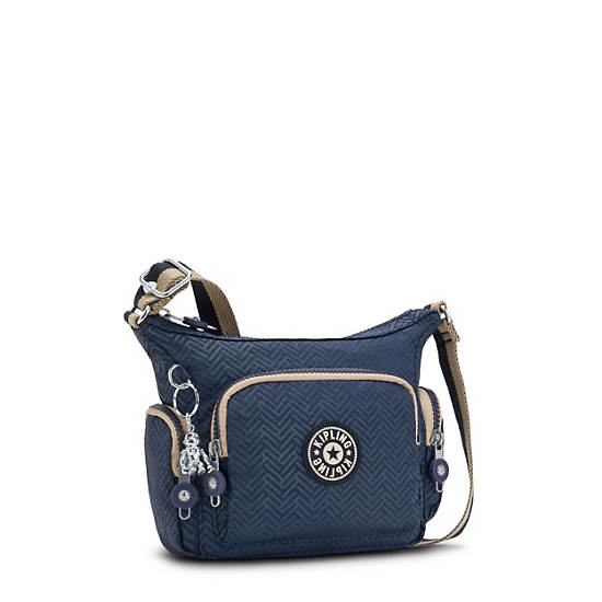 Kipling Gabbie Mini Printed Crossbody Táska Kék | HU 1124KO